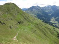 Diesen Weg sind wir entlang gekommen