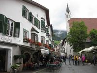 Sterzing -Altstadt mit Hl.-Geist-Spitalkirche 