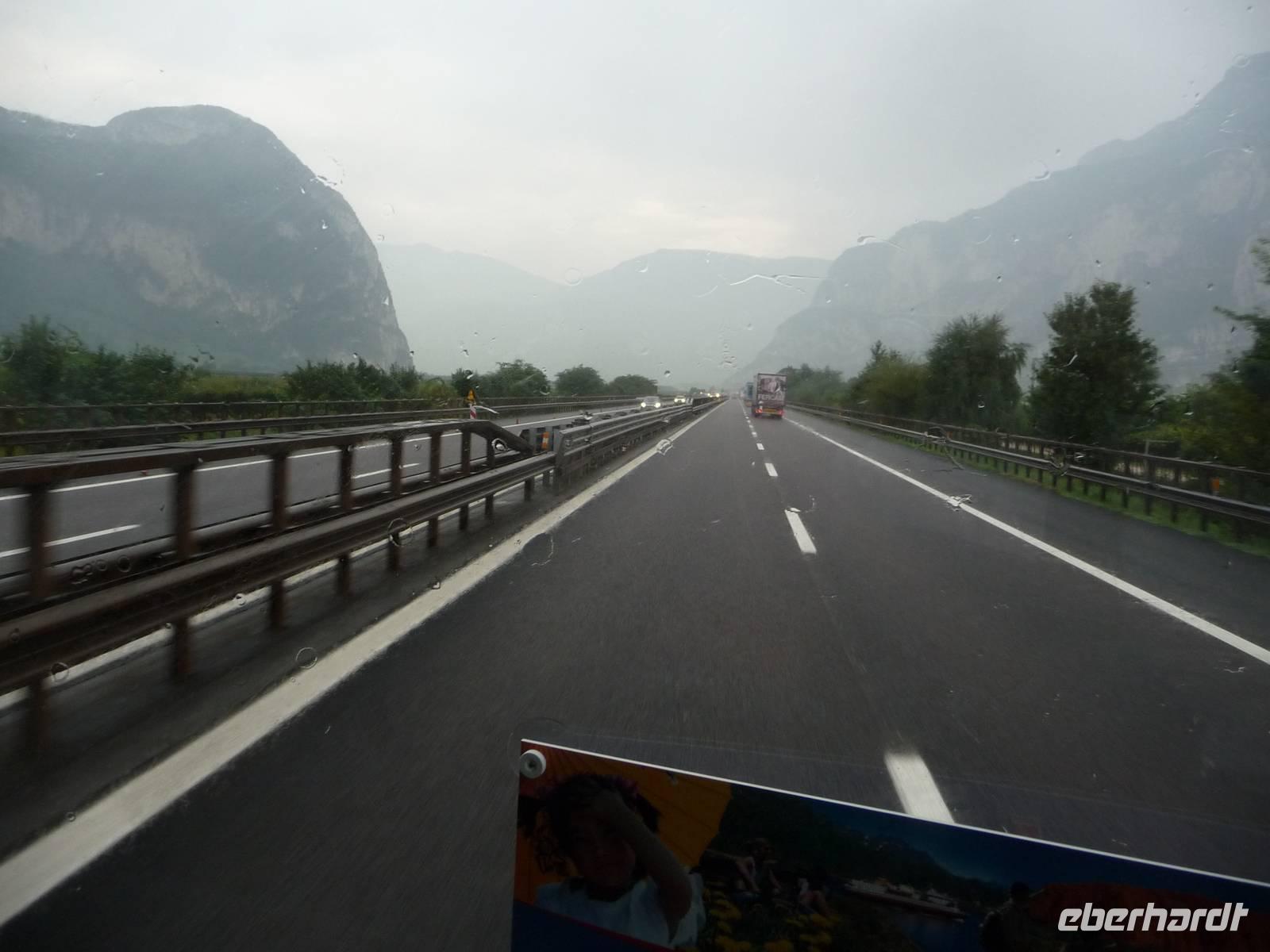 Das Wetter verheißt erstmal nichts Gutes.