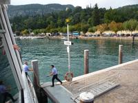 ... Anlegemanöver in Garda ...