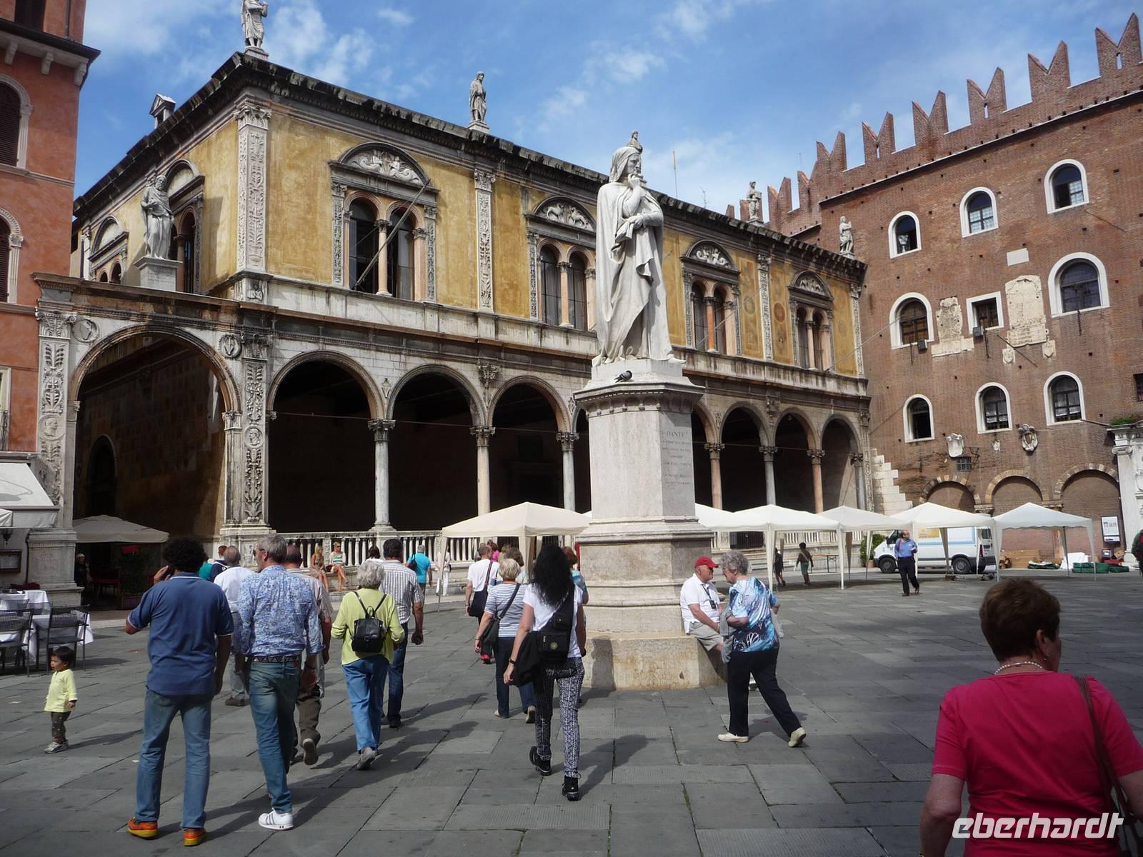 Italiens größter Dichter, Aligheri Dante vor der Renaissance - Loggia.