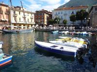 Der Hafen von Malcesine  -  malerischer geht es kaum.