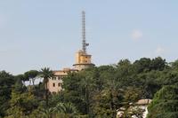 Blick in Gärten - Wohnhaus vorherige Papst