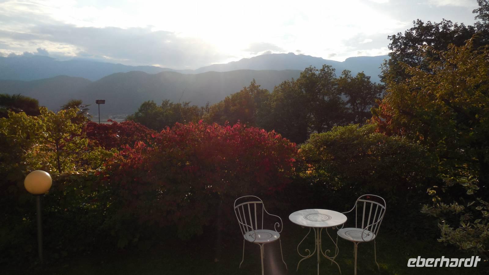 Abschiedsstimmung übers Etschtal