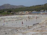 Schwefelschlammbad auf Vulkano