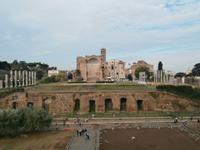Blick zum Kreuzweg in Rom