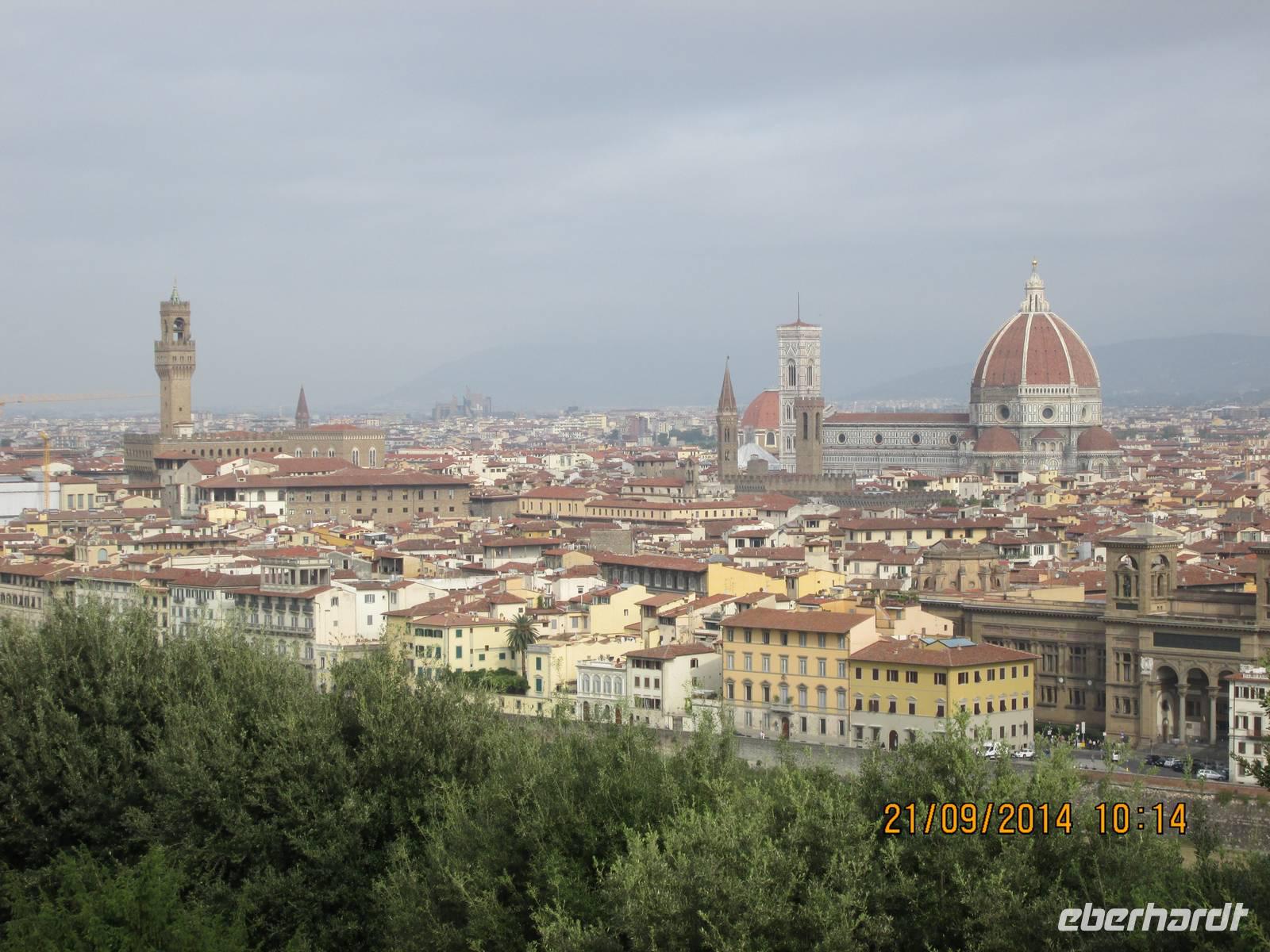 Blick auf Florenz vom Michelnagelo-Platz