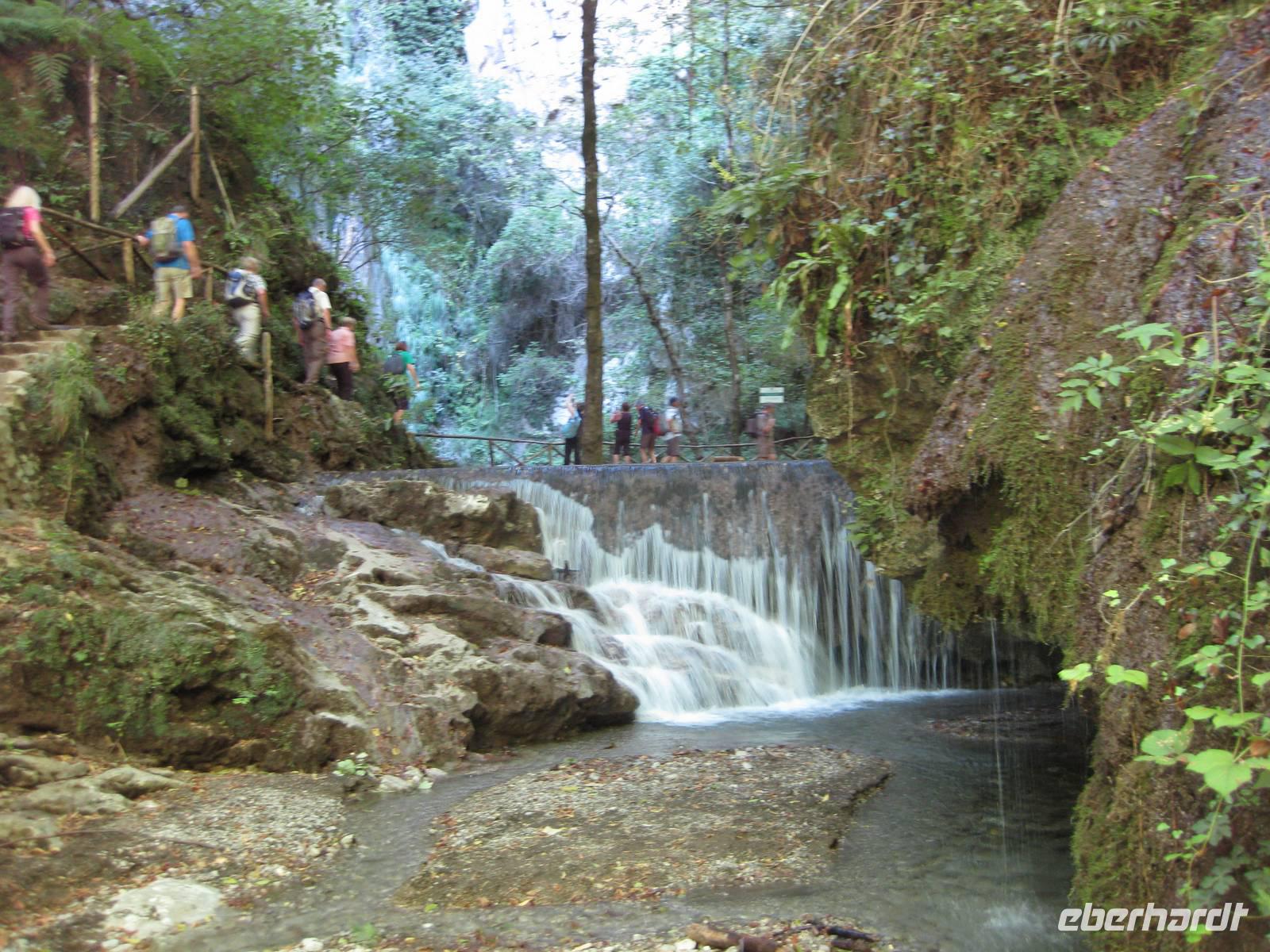 Wasserfälle im Naturreservat des Mühlentals