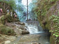 Wasserfälle im Naturreservat des Mühlentals