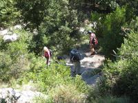 Auf dem Rückweg von den Wasserfällen