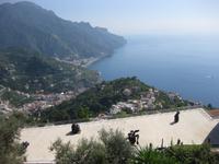 Blick über die Amalfiküste von Ravello aus