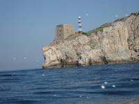 Landspitze an der sich der Golf von Neapel und der Golf von Salerno treffen