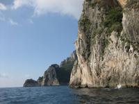 Wir nähern uns der Insel Capri