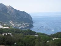Blick über die Insel Capri
