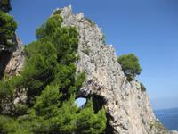 Felsen auf Capri am Arco Naturale
