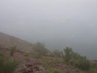 leider hängen die Wolken sehr tief