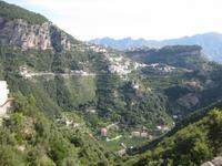 Ausblick von Pogerola in Richtung Scala