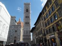 Auf dem Domplatz in Florenz