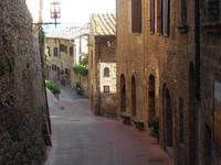 Gasse in San Gimignano