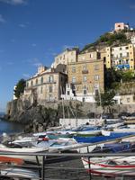 Minori an der Amalfiküste - am Hafen 
