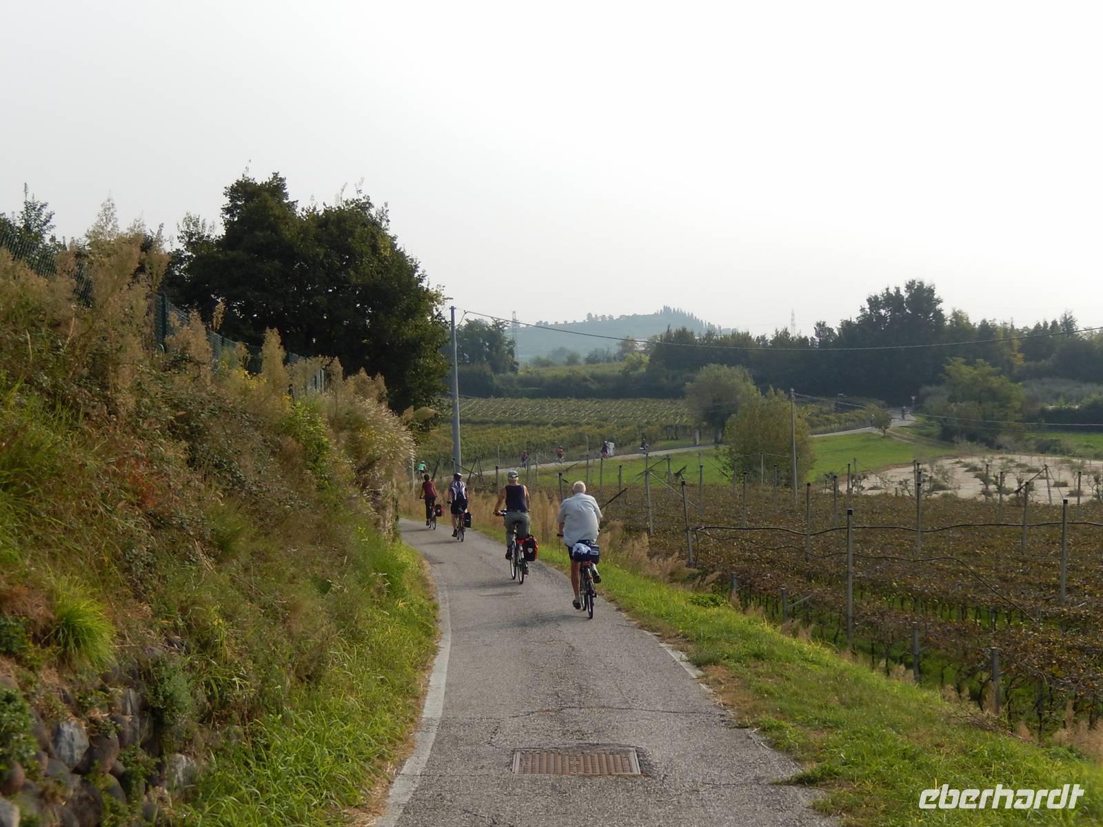 auf dem Weg nach Verona