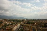 08.10.2014 Pisa, Blick vom Schiefen Turm