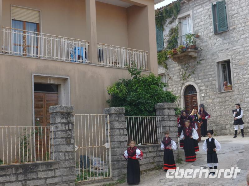 Prozession Madonna del rosario in Aggius 