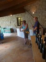 Weinverkorkung im Museum in Aggius 