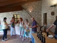 Weinverkorkung im Museum in Aggius 