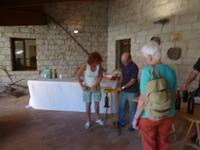 Weinverkorkung im Museum in Aggius 