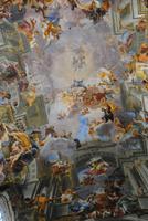 Deckengemälde - mit vielen optischen Täuschungen - Eingang ins Hl. Paradies