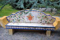 Bank im Vatikanischen Garten Geschenk an Papst Benedikt XVI