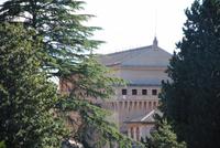 Sixtinische Kapelle von den Vatikanischen Gärten aus betrachtet