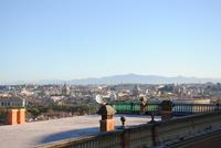 Blick auf Rom auf dem Weg nach Trastevere