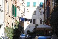 Trastevere - noch heute wird so die Wäsche getrocknet
