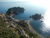 Blick von Aussichtspunkt Taormina