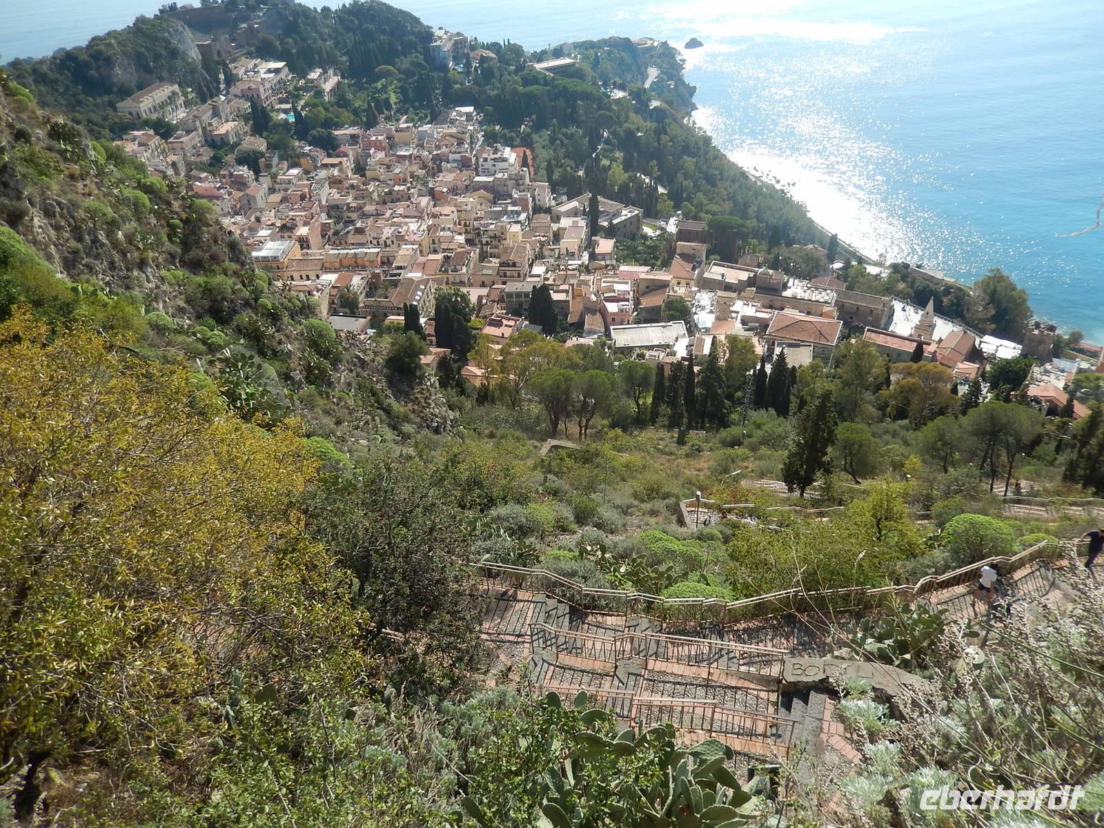 Taomrina mit Blick auf Büßerweg