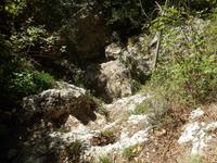 Hochebene von Pantálica - kleine Klettereinlage