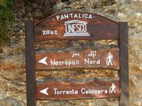 Hochebene von Pantálica - Wegbeschilderung