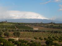 Ätna mit Schneekuppe