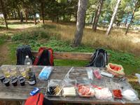 Picknick auf dem Rocca di Cefalu