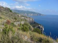 Cilento, Blick auf die Steilküste bei Palinuro