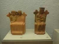 Cilento, Paestum, Museum, Göttin Hera und Hera mit Zeus