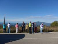 Cilento, Rundfahrt, Blick zur Küste und Mt. Stella