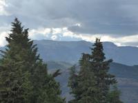 Cilento, Kartause von Padula, Blick zu den höchsten Bergen des Cilento