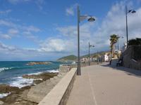 Cilento, St. Maria di Castallabate, Uferpromenade nach Osten
