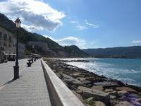 Cilento, St. Maria di Castallabate, Uferpromenade nach Westen