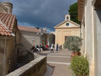 Cilento, Castellabate, Kirchplatz