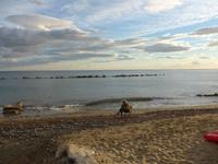 Cilento, Pioppi, am Strand