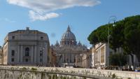 Sicht auf den Petersdom